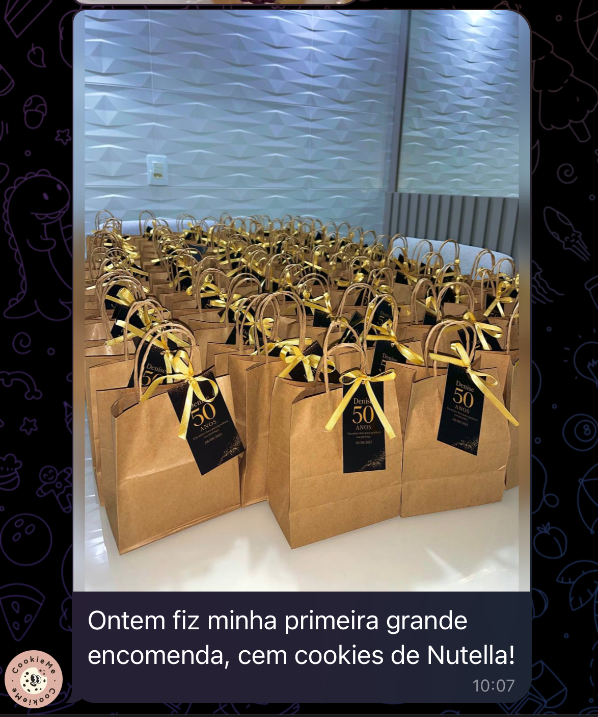 Encomenda Nutella