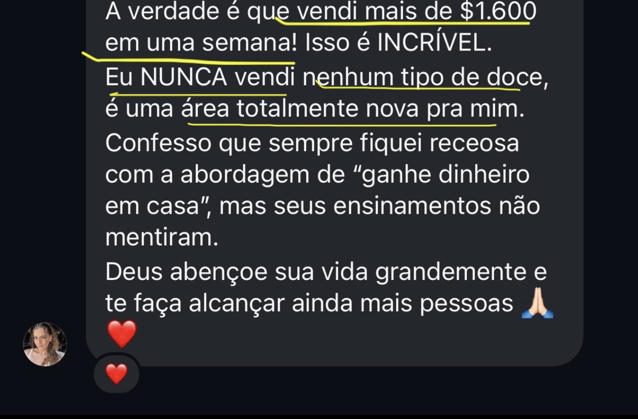 1600 em uma semana